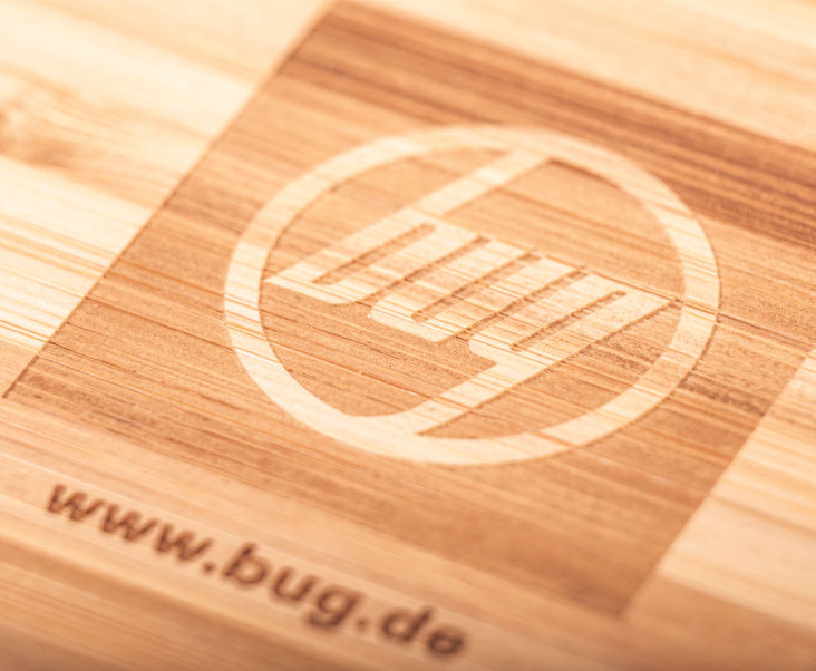 Lasergravur auf Holz für Lunchbox Premium Wood & Classic Wood